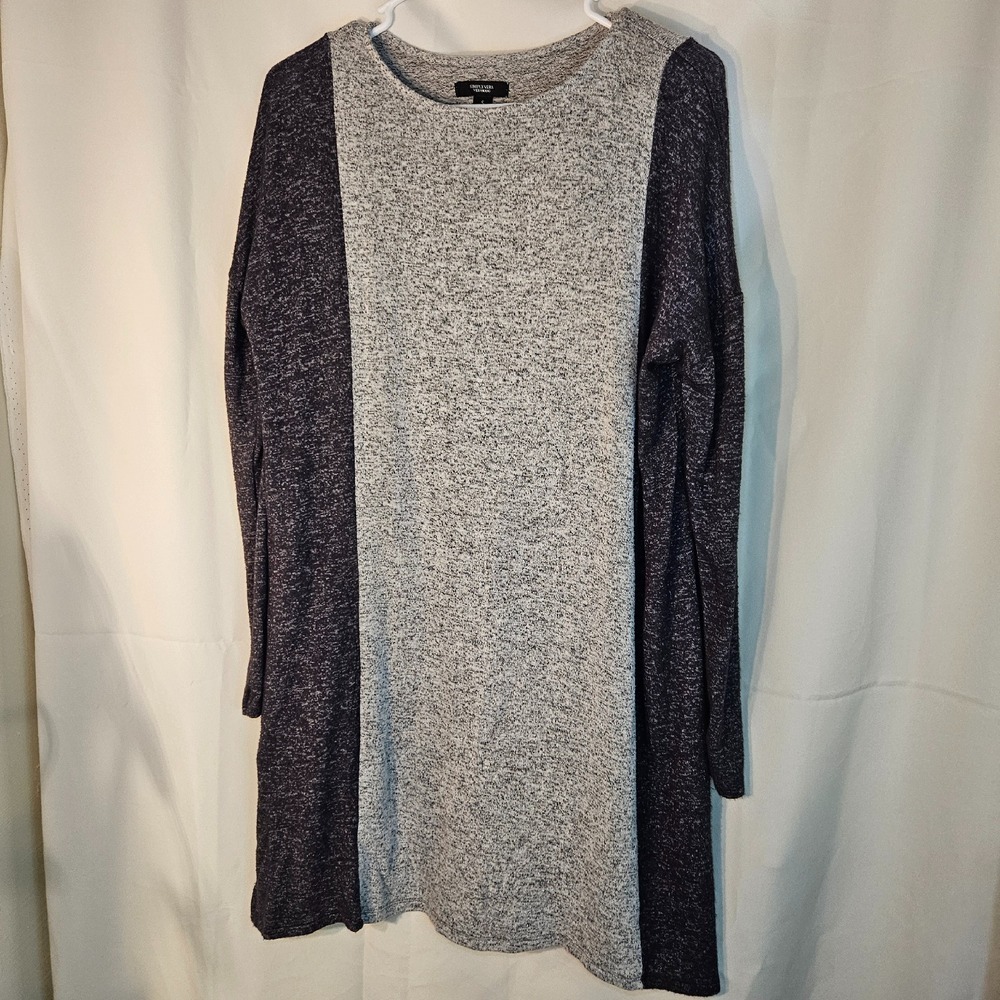 Simply Vera Vera Wang Pullover Dress Colorblock Long Sleeve‎ Knit Small